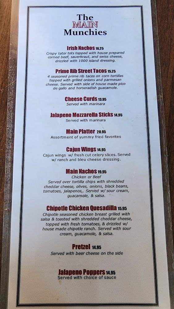 Main Event | Sports Bar Menu image 3